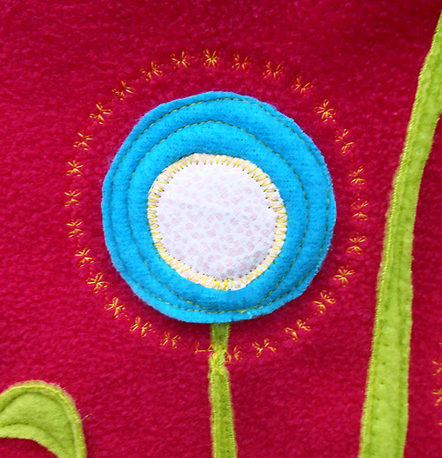 Sukně fleece - Flowers — foto 2