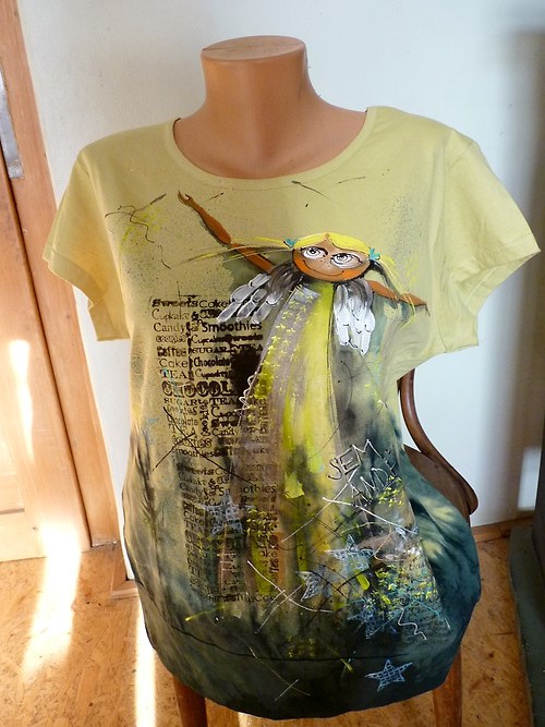 Triko "jSem andĚl", XL/XXL — foto 2