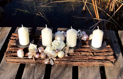 ADVENTNÍ SVÍCEN - hnědé cappuccino — foto 2