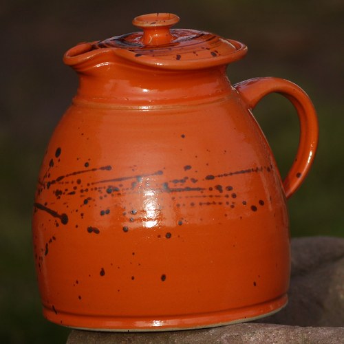 Džbánek s pokličkou Smetánek 1,5l - Oranžáda — foto 3