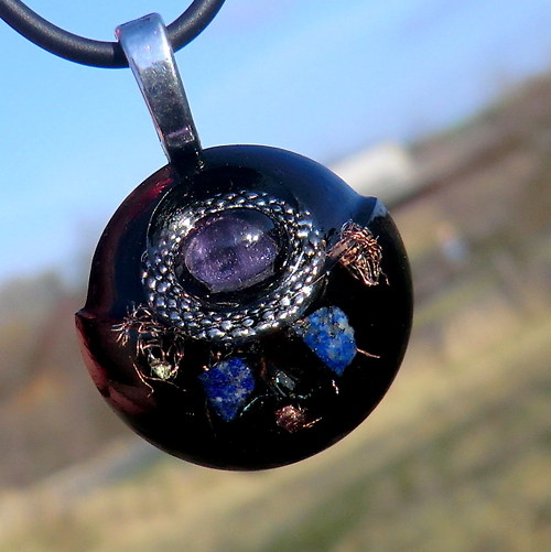Orgonitový přívěsek 1 - Šperk s Fluoritem — foto 2