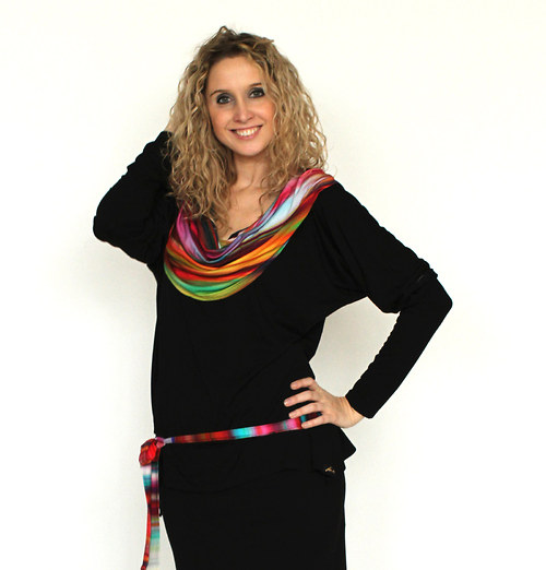 Halenka s vodou - černá — foto 2