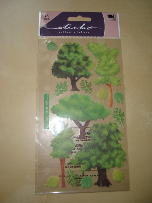 Stromy vellum samolepky nálepky scrapbooking — foto 2