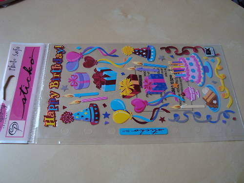 Narozeniny samolepky, nálepky scrapbooking — foto 2