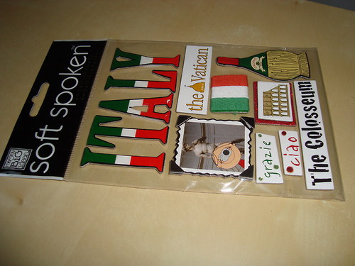 Italy 3D samolepky scrapbooking — foto 2