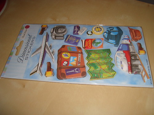 Cestování, 3D samolepky scrapbooking — foto 2