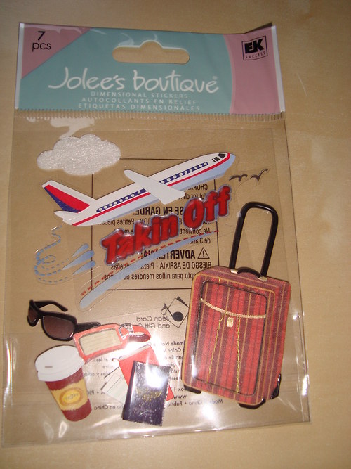Cestování 3D samolepky scrapbook — foto 2