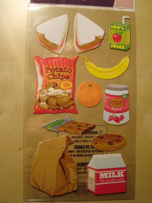 Potraviny samolepky scrapbook — foto 2