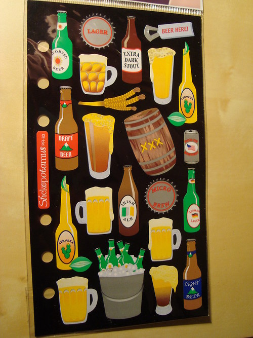 Pivo samolepky scrapbook — foto 2
