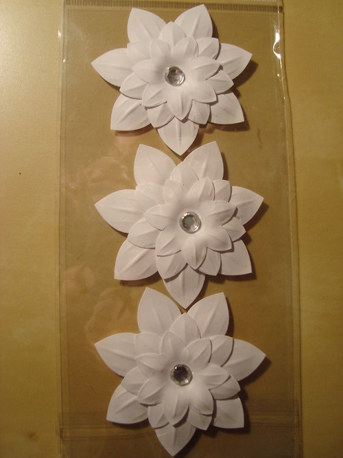Květiny 3D samolepky scrapbook — foto 2
