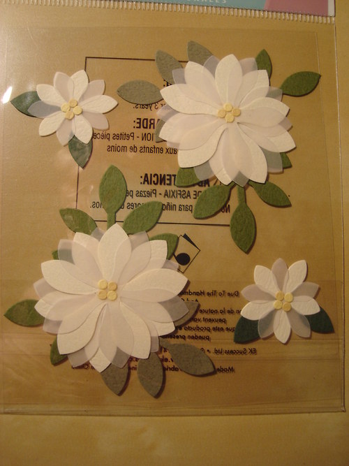 Květiny 3D samolepky scrapbook — foto 2