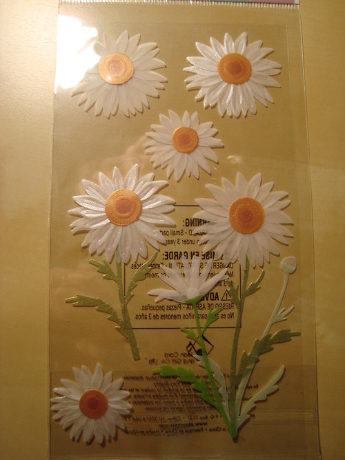 Květiny 3D samolepky scrapbook — foto 3