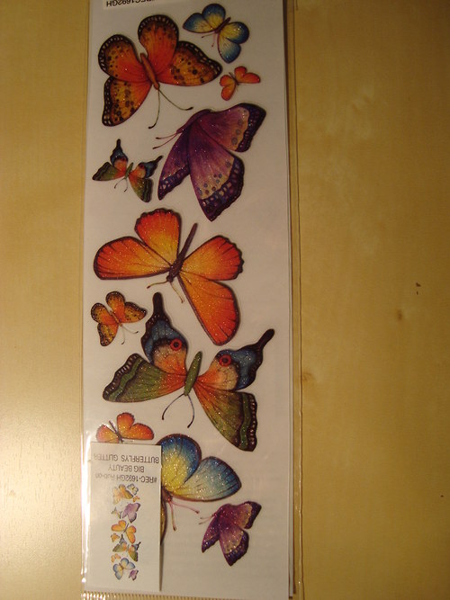 Motýli samolepky scrapbook — foto 3