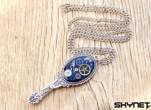 Steampunkové zrcátko — foto 4