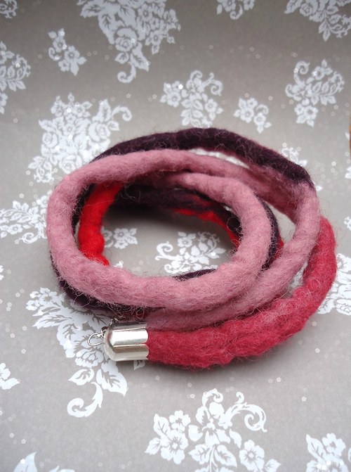 Náhrdelník " Old Pink Wave " — foto 2