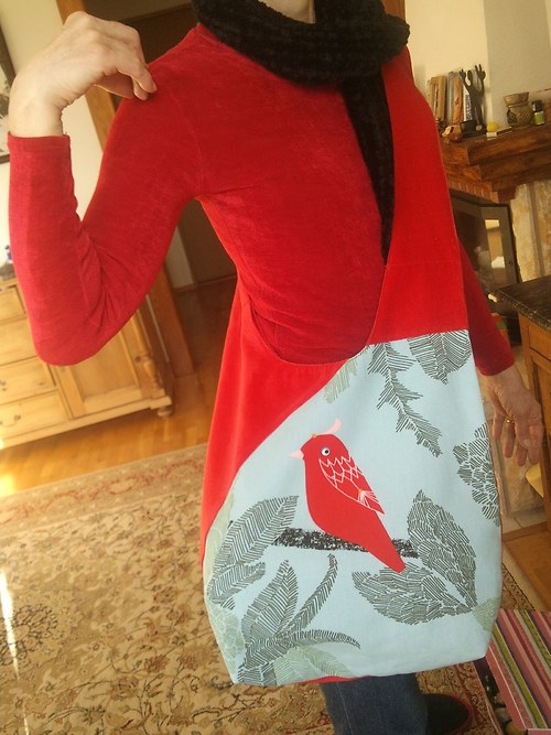 Taška přes rameno " Red bird" — foto 4