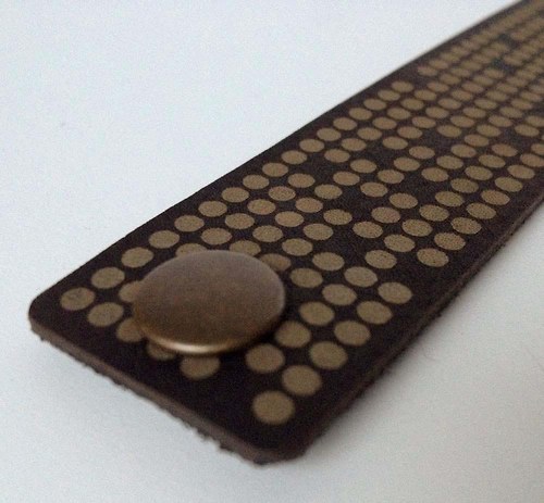 Pánský kožený náramek Matrix — foto 5
