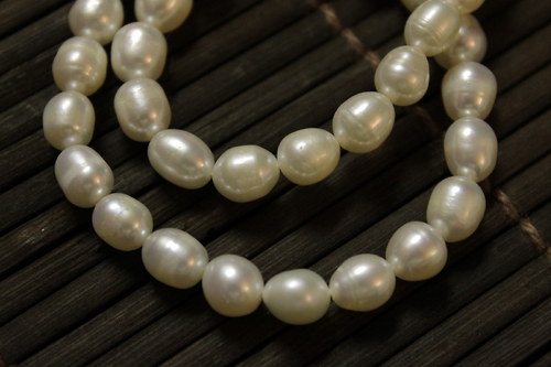 Bílá sladkovodní perla - 1 ks — foto 2