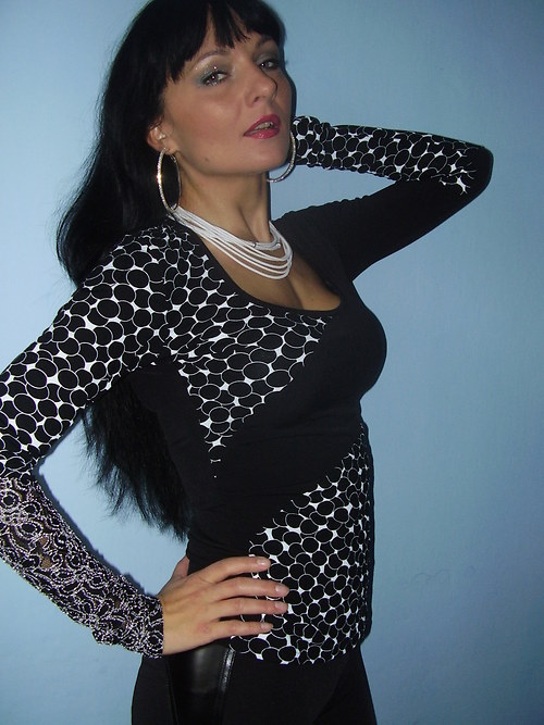 Černá sexy halenka — foto 3