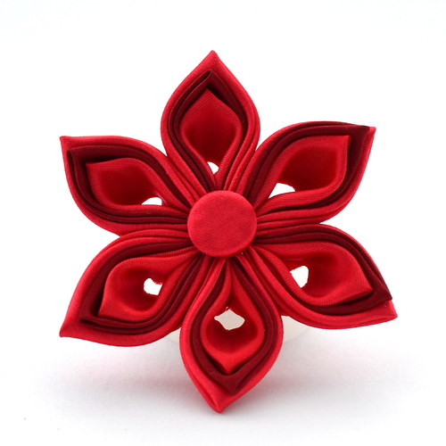 Kanzashi brož Satu — foto 2