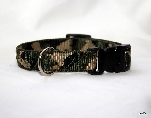 Obojek popruh maskáč/camo 2cm — foto 4