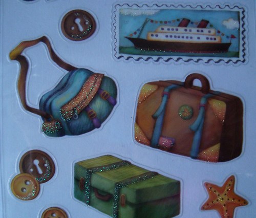 Dovolená samolepky scrapbooking — foto 4