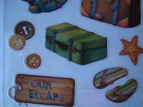 Dovolená samolepky scrapbooking — foto 5