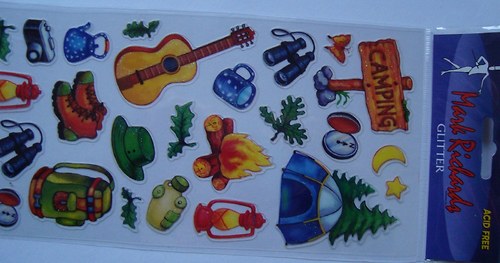 Camping samolepky scrapbooking — foto 2