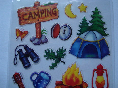 Camping samolepky scrapbooking — foto 3