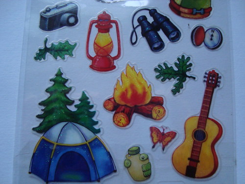Camping samolepky scrapbooking — foto 5