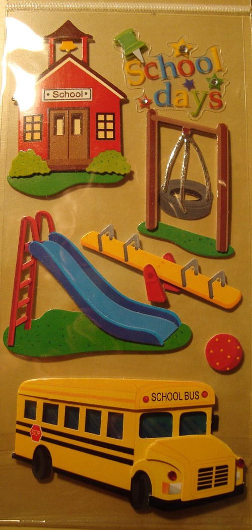 Škola 3D samolepky scrapbook — foto 2