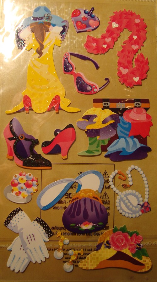 Parádnice samolepky scrapbook — foto 2