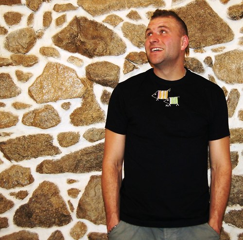 Černé prasátkové triko vel.L — foto 4