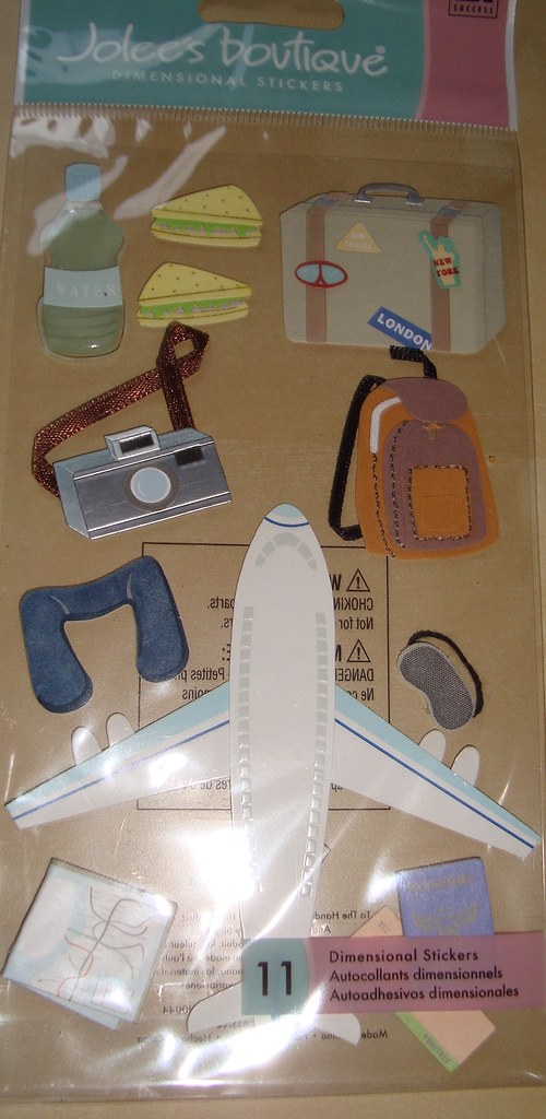 Cestování 3D samolepky scrapbook — foto 5
