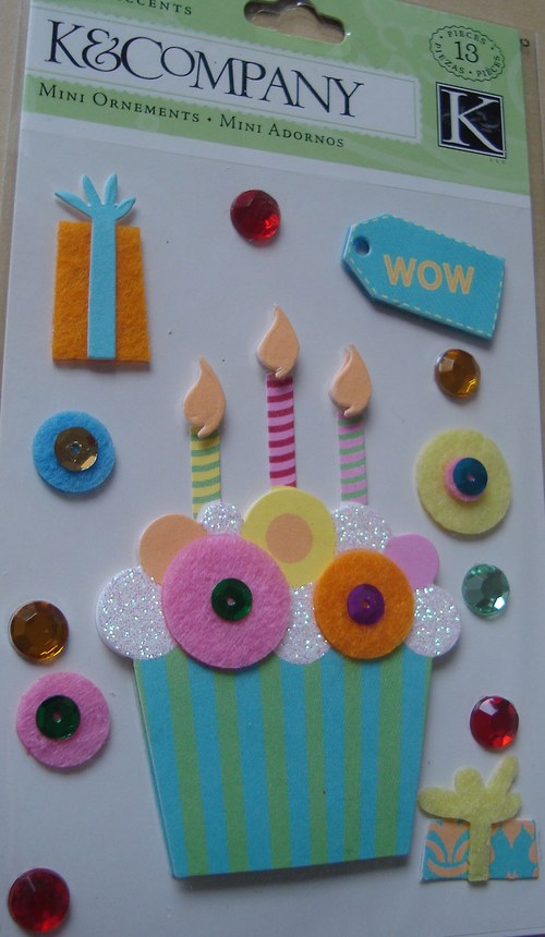 Narozeniny dort 3D nálepky samolepky, scrapbooking — foto 6