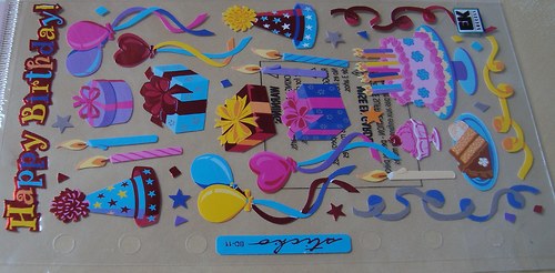 Narozeniny samolepky, nálepky scrapbooking — foto 3