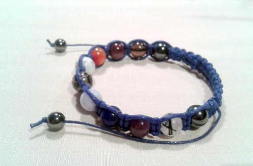 Harmonizační náramek Shambala-modrý — foto 2