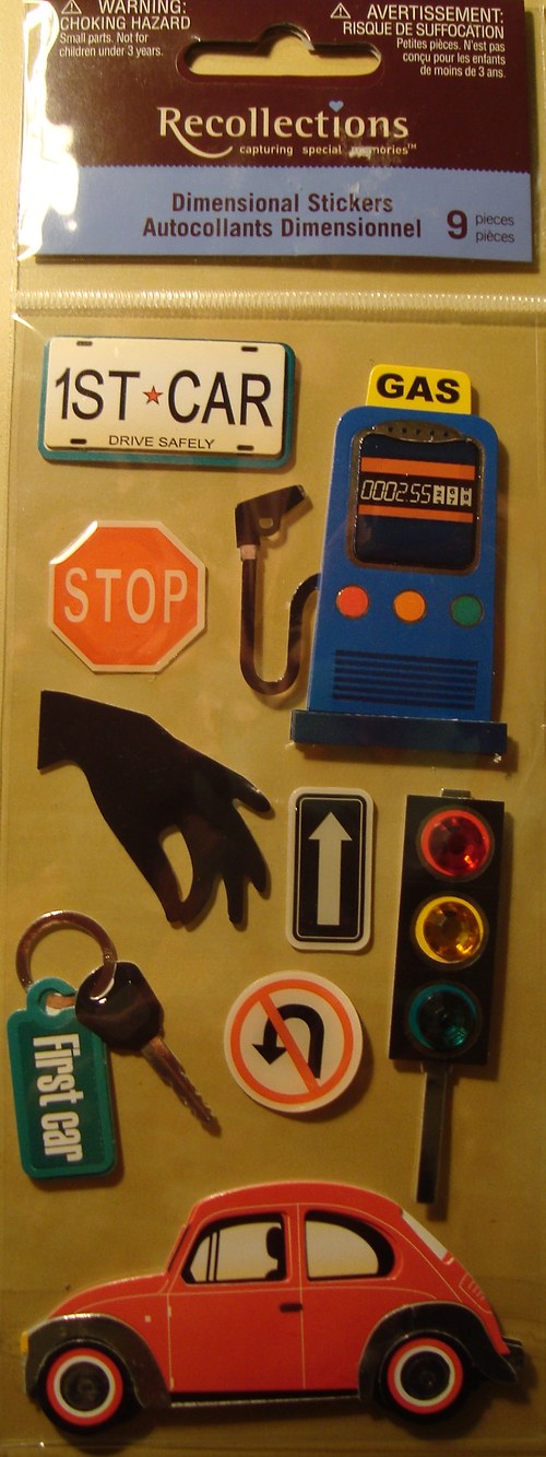 Moje první auto 3D samolepky scrapbook — foto 2