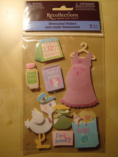 Očekáváme miminko 3D samolepky scrapbook — foto 4
