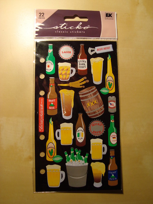 Pivo samolepky scrapbook — foto 3