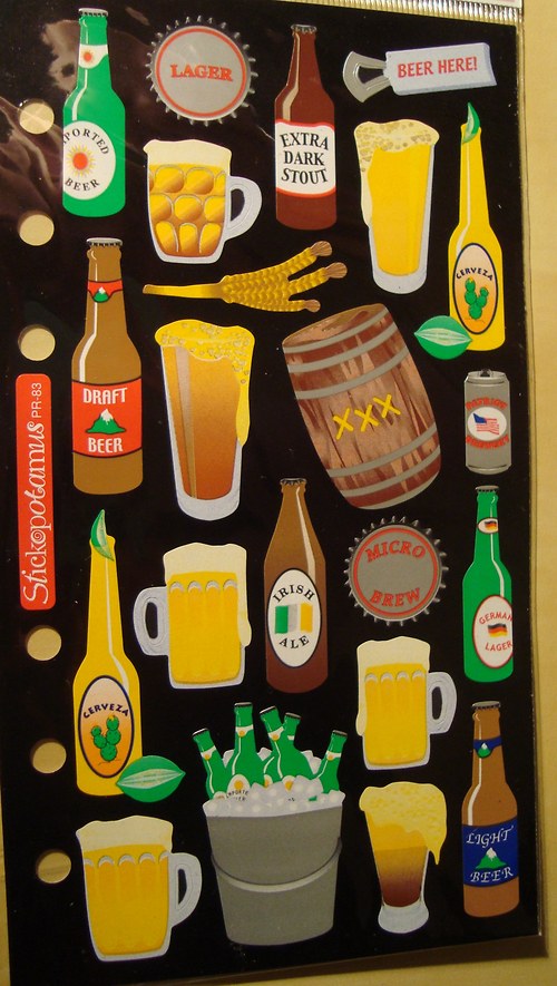 Pivo samolepky scrapbook — foto 4