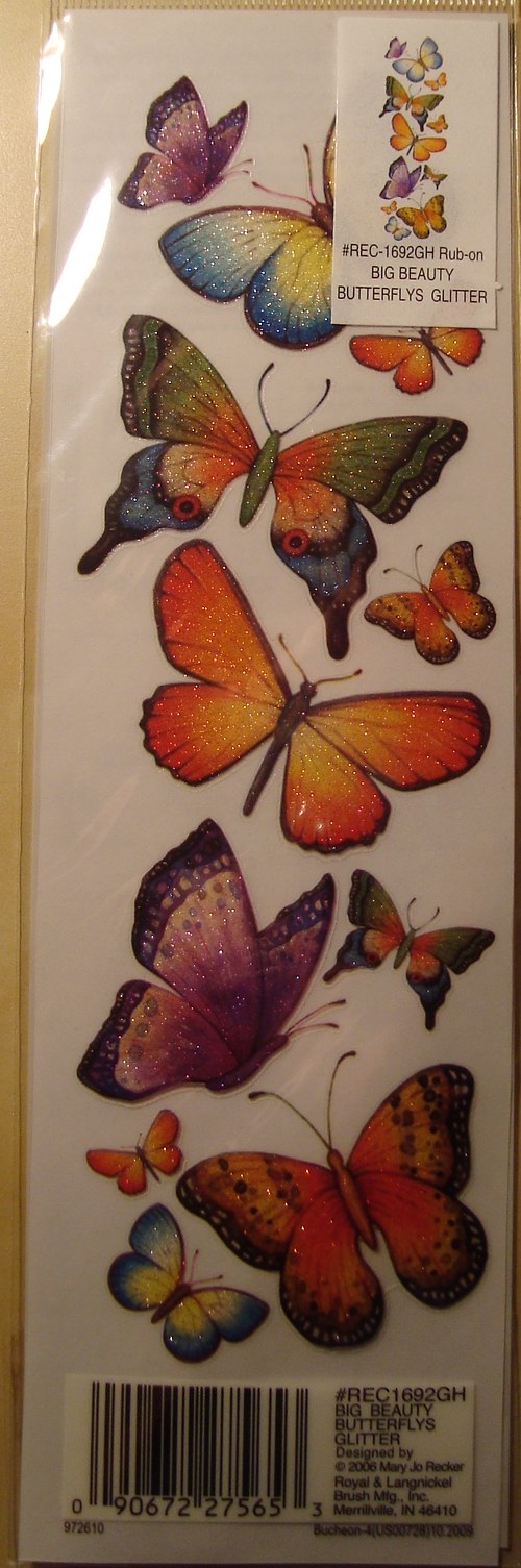 Motýli samolepky scrapbook — foto 2