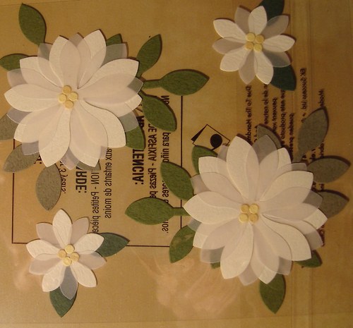 Květiny 3D samolepky scrapbook — foto 3