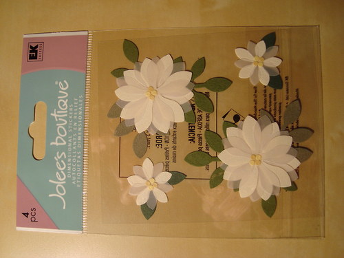 Květiny 3D samolepky scrapbook — foto 4