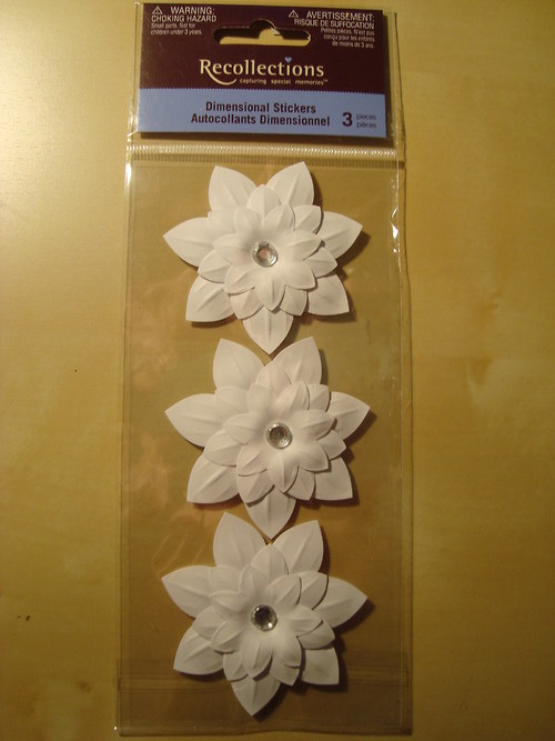 Květiny 3D samolepky scrapbook — foto 3