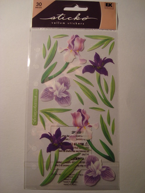 Kosatce samolepky scrapbook — foto 3
