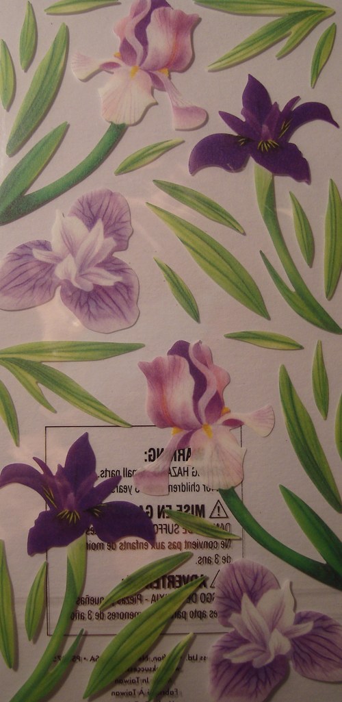 Kosatce samolepky scrapbook — foto 4