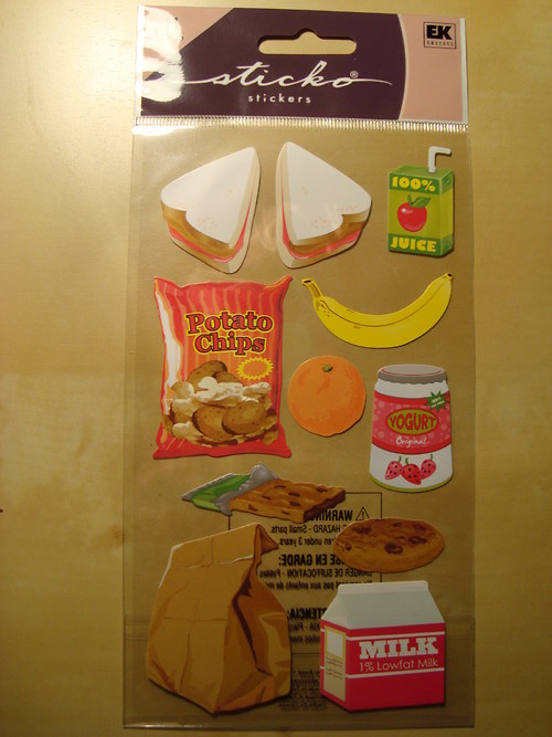 Potraviny samolepky scrapbook — foto 3