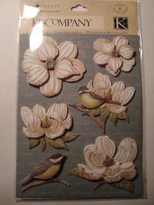 Květiny 3D samolepky scrapbook — foto 3