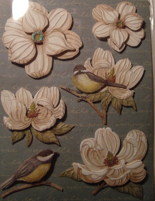 Květiny 3D samolepky scrapbook — foto 4